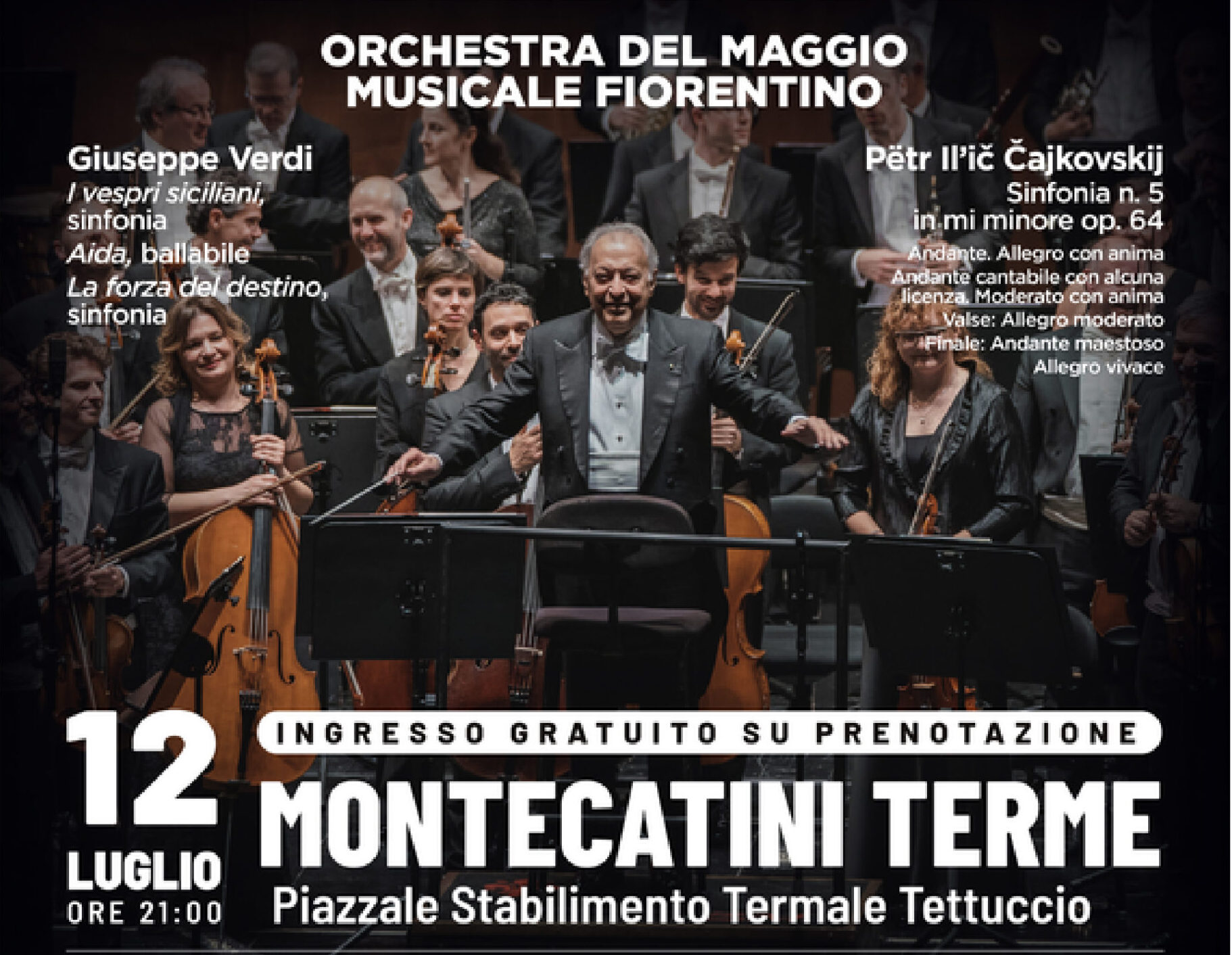 Concerto Evento – 4° Anniversario UNESCO Montecatini Patrimonio dell’Umanità