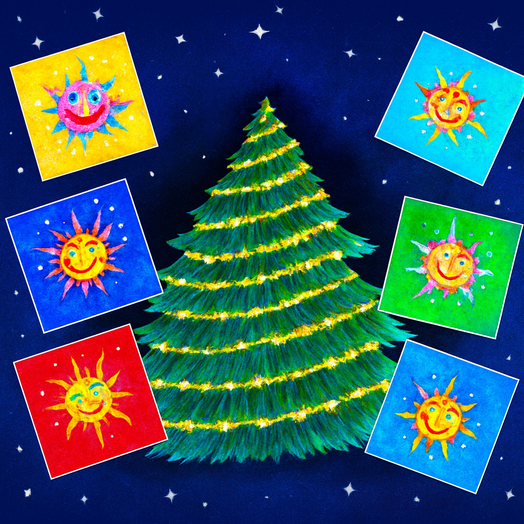 Presentazione dell'installazione "L'Arcobaleno dei Ragazzi"