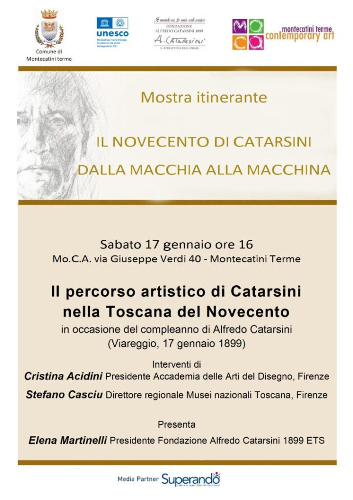 il Novecento di Catarsini 17 gennaio Locandina