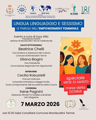 Lingua Linguaggio e Sessismo Locandina