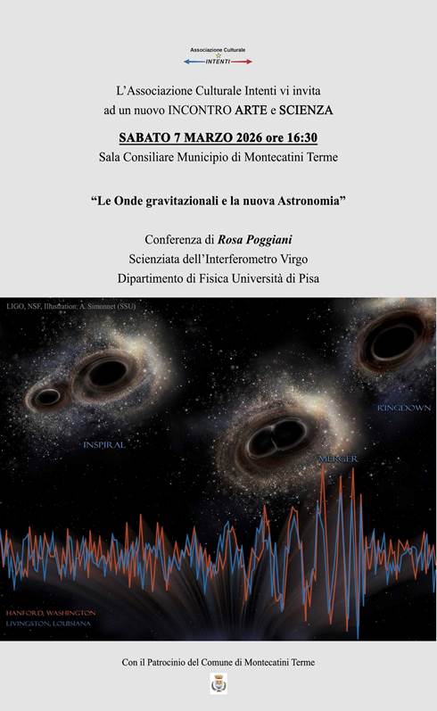 Le onde gravitazionali e la nuova locandina