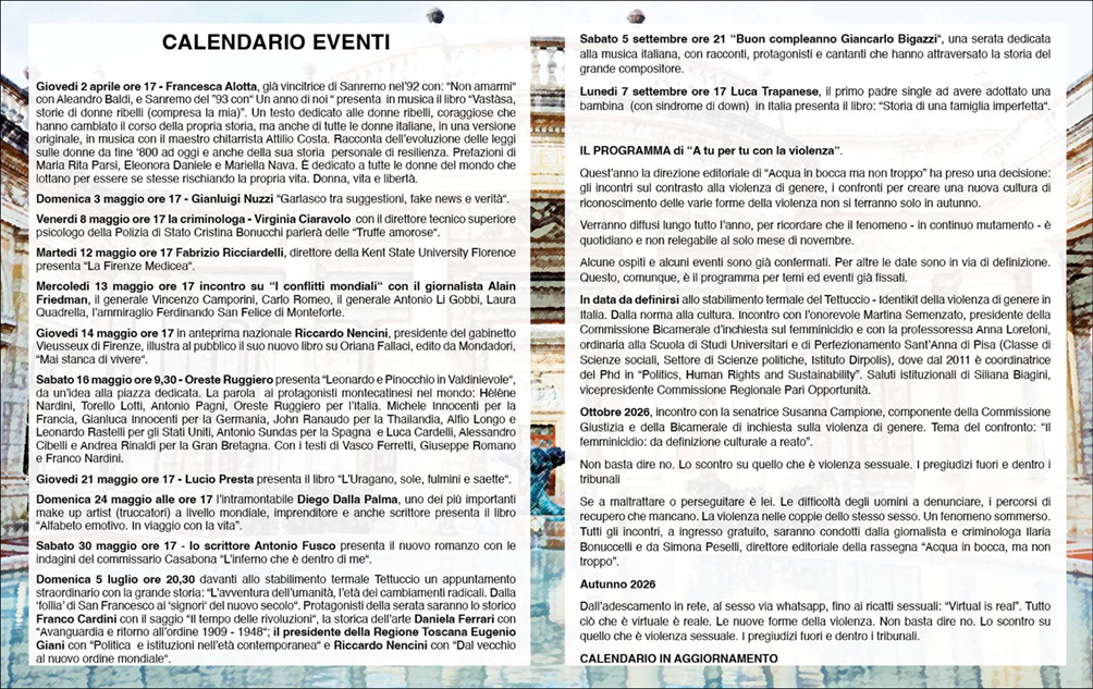 Acqua in bocca - ma non troppo Locandina 